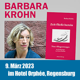 Zeit flie&szlig;t herein - Lesung